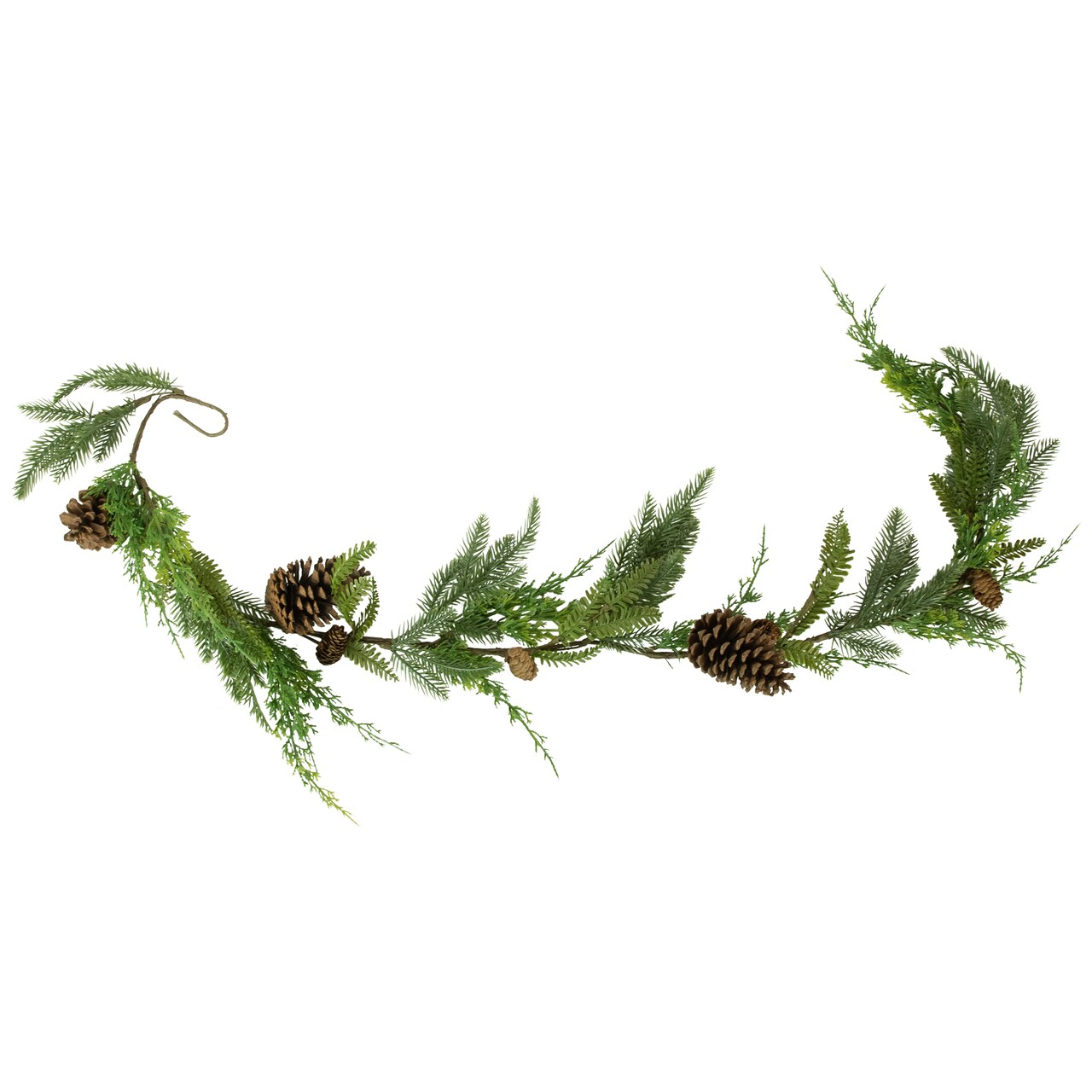 Northlight 5' Mixed Pine and Pinecone Artificial Christmas Garland Unlit